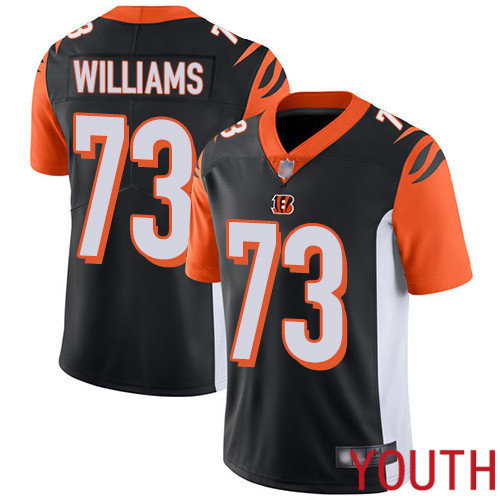 Cincinnati Bengals Limited Black Youth Jonah Williams Home Jersey NFL Footballl 73 Vapor Untouchable